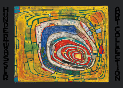 Isola nel Mar Giallo - Quando si è in cammino non ci si perde mai da Friedensreich Hundertwasser